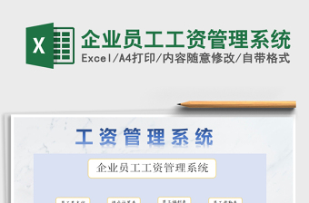2021年企業(yè)員工工資管理系統(tǒng)