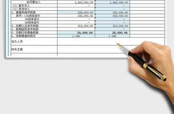 2021年通用版报税审批表模板免费下载