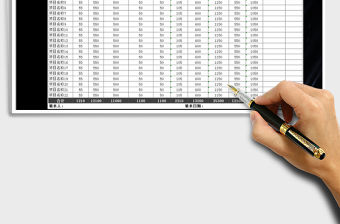 2021年銷售明細統計報表-全自動