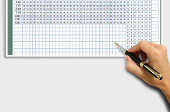 2021年考勤表(人事表格)