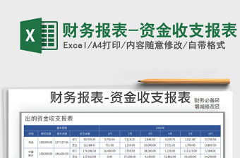 2021年財(cái)務(wù)報(bào)表-資金收支報(bào)表