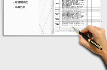 2021年生產計劃員績效考核表免費下載