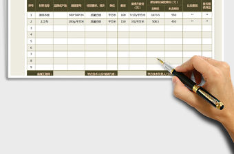 2021年建筑工程材料認質認價單