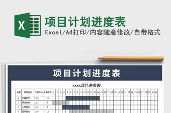2021年項目計劃進度表