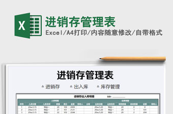 2021年進(jìn)銷存管理表