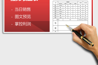 2021年自動統(tǒng)計擺攤收益表