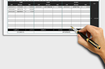 2021年出差費用報銷金額統計表