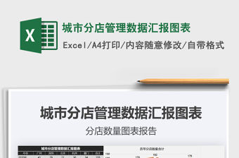 2021年城市分店管理數(shù)據(jù)匯報(bào)圖表