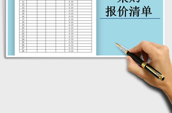 2021年办公用品采购报价清单