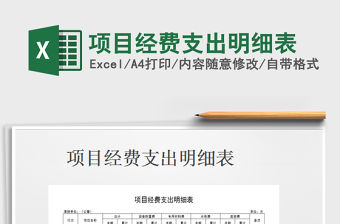 2021年項(xiàng)目經(jīng)費(fèi)支出明細(xì)表