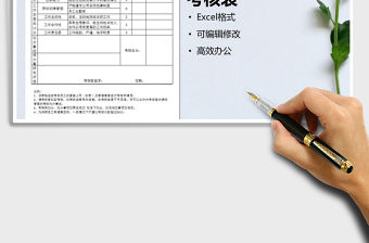 2021年中層管理人員績效考核表