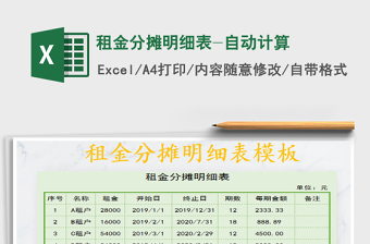 2022物业专项维修资金使用结算分摊明细表