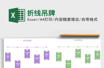 2022年折線吊牌