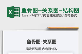 2021年魚骨圖-關系圖-結構圖