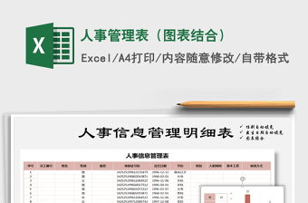 2021年人事管理表（圖表結(jié)合）