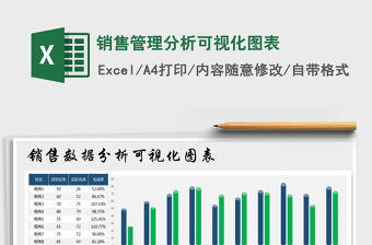2021年銷售管理分析可視化圖表