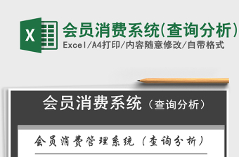 2021年會(huì)員消費(fèi)系統(tǒng)(查詢分析)