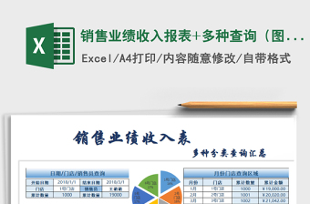 2021年銷售業(yè)績收入報(bào)表+多種查詢（圖表分析）