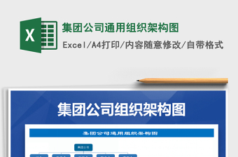 2021年集團(tuán)公司通用組織架構(gòu)圖