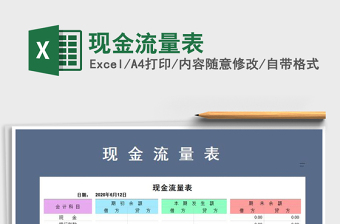 2021年現(xiàn)金流量表