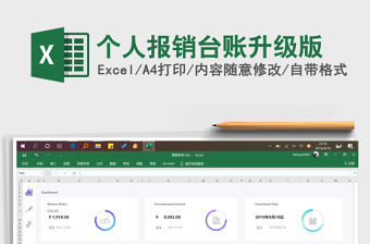2021年個(gè)人報(bào)銷臺(tái)賬升級(jí)版免費(fèi)下載