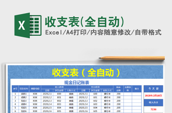 2021年收支表(全自動(dòng))