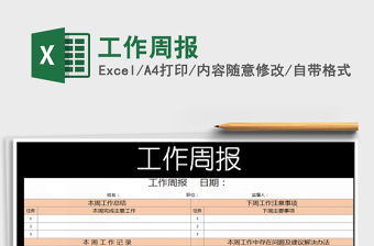 2021年工作周報(bào)