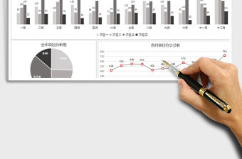 2021年全年項目收入圖表分析