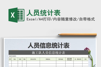 2021年人員統(tǒng)計(jì)表