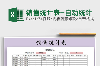 2021年銷售統(tǒng)計(jì)表-自動(dòng)統(tǒng)計(jì)