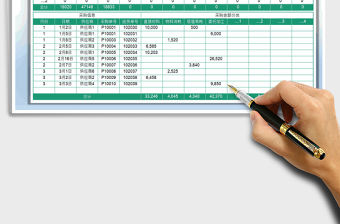 2021年采購報表-采購統計表