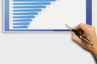 2021年簡約圓角條形圖免費下載