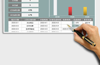 2021年學習計劃表-分類統計