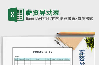 2021年薪資異動表