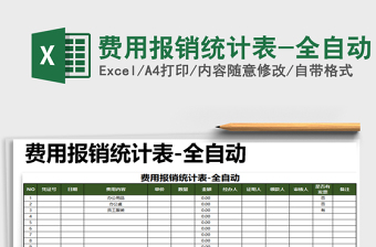 2021年費(fèi)用報(bào)銷統(tǒng)計(jì)表-全自動免費(fèi)下載