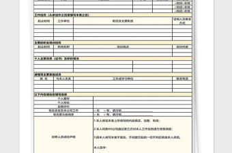 2021年應(yīng)聘登記表-適用新員工入職登記