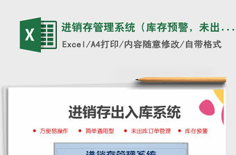2021年進銷存管理系統(tǒng)（庫存預警，未出庫訂單管理）