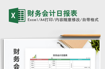 2021年財務(wù)會計日報表