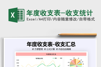 2021年年度收支表-收支統(tǒng)計(jì)