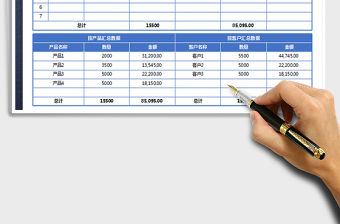 2021年銷售報表-自動統計匯總