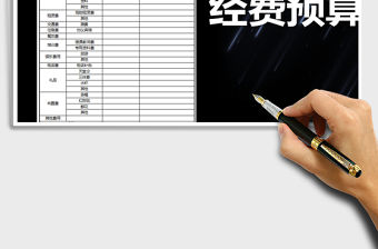 2021年會議、活動經費預算表免費下載