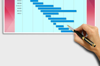 2021年工作計劃甘特圖（自動圖表）