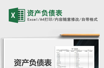 2021年資產負債表