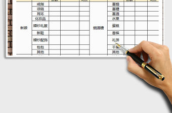 2021年婚禮預算詳情單免費下載