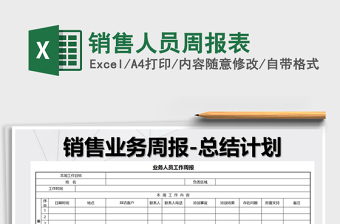 2022售后人员周报表