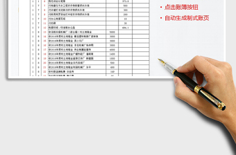 2021年现金银行日记账自动生成