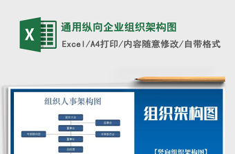2021年通用縱向企業(yè)組織架構圖