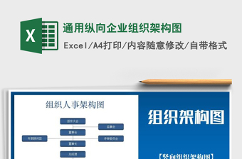 2021年通用縱向企業(yè)組織架構(gòu)圖