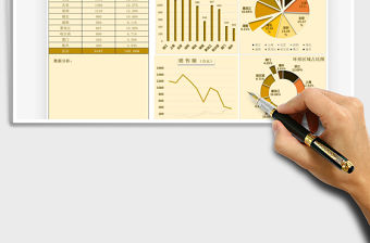 2021年年度銷售分析對比表