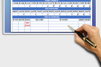 2021年銷售人員工作周報(bào)表